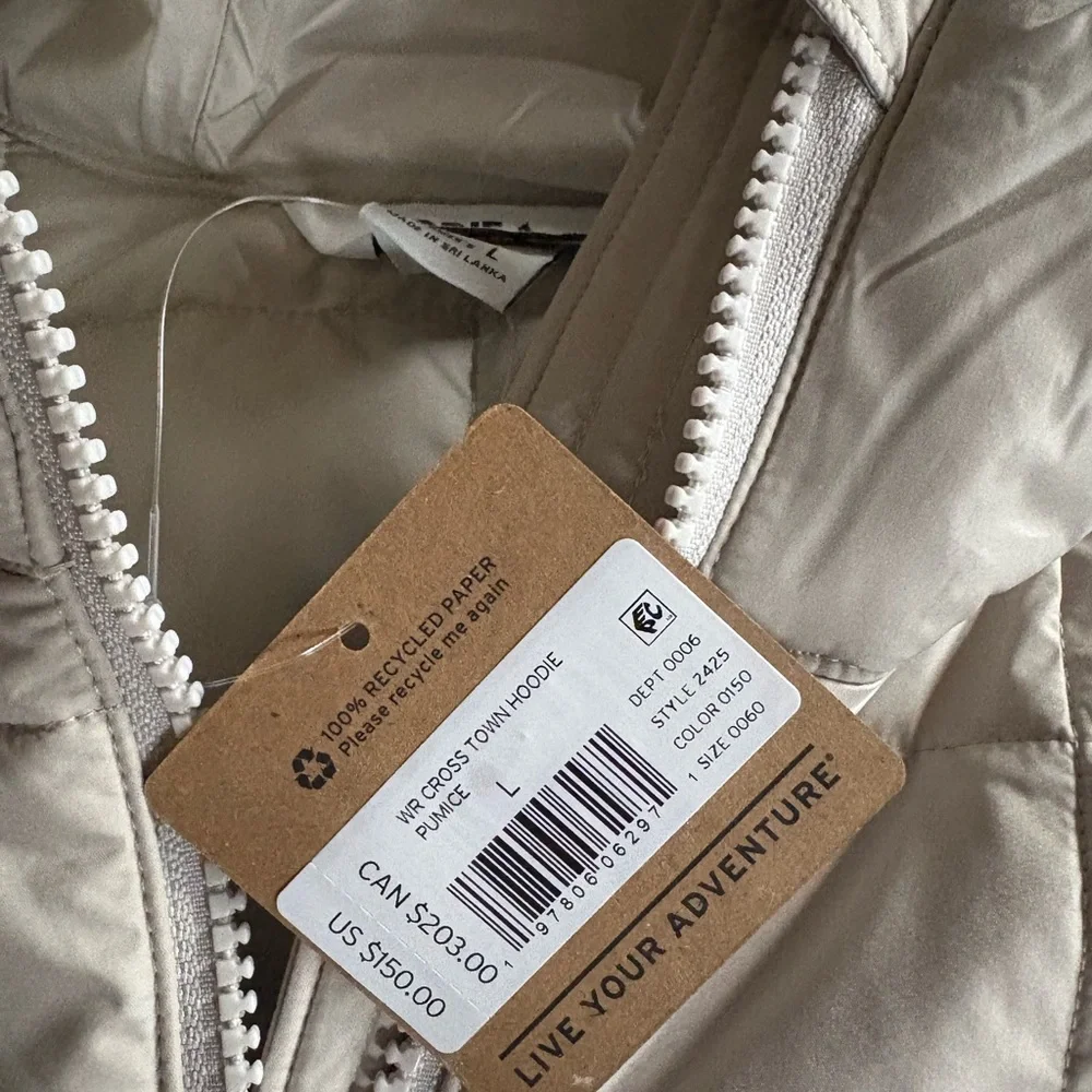 Eddie Bauer Cross Town hoodie jacket large NWT - Picture 3 of 4
